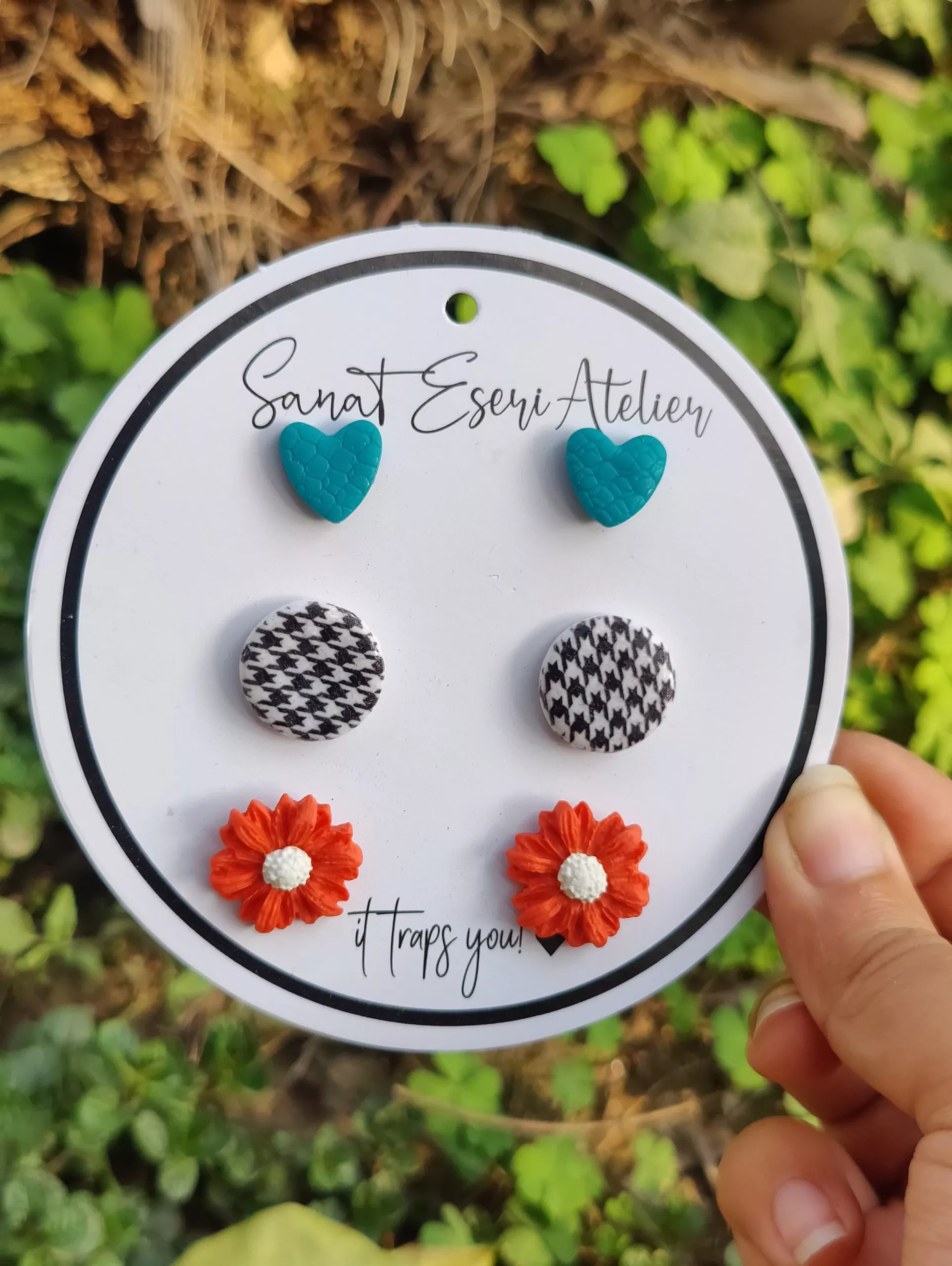 Stud Pack of Three (Multiple Styles)