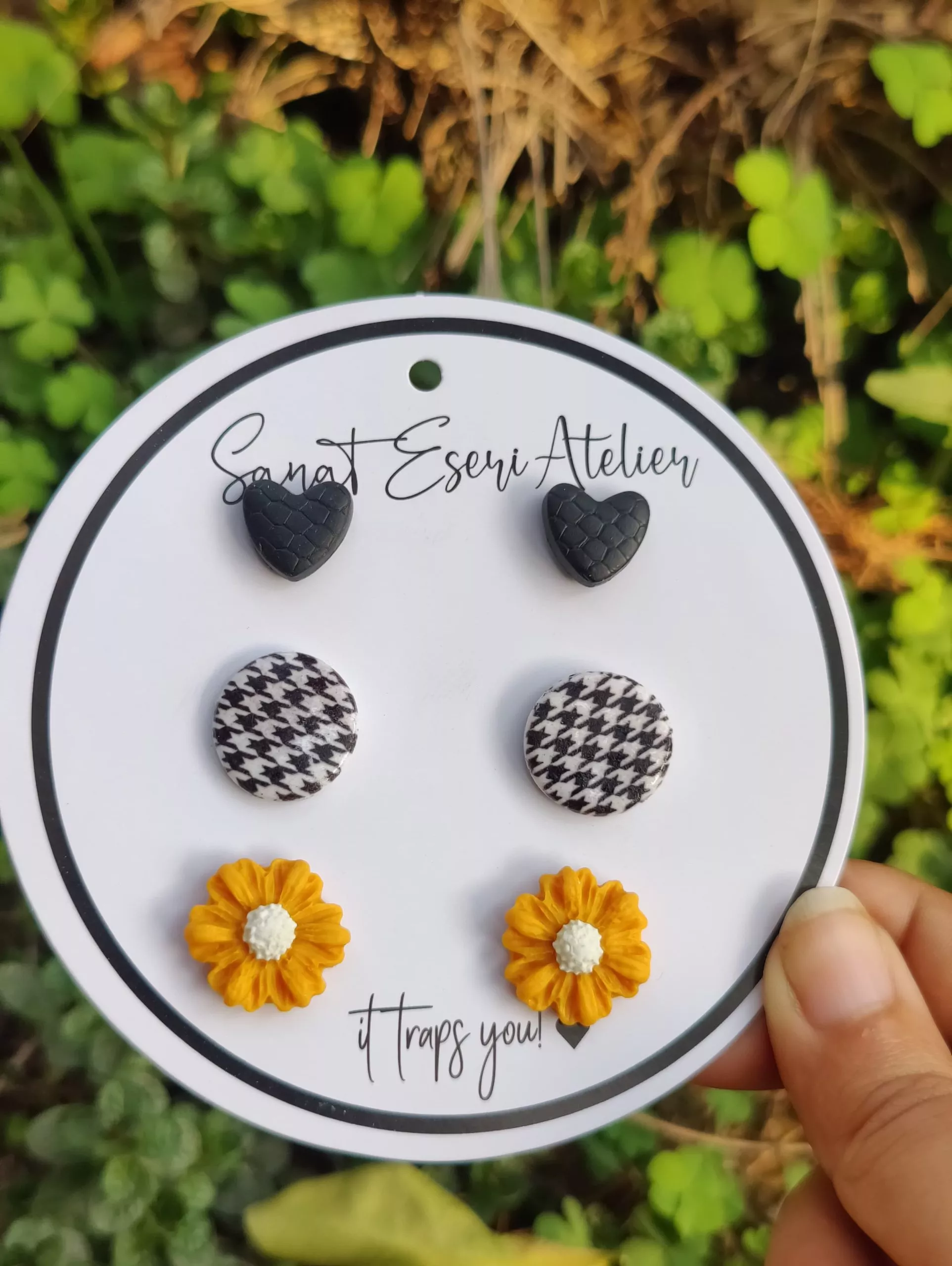 Stud Pack of Three (Multiple Styles)